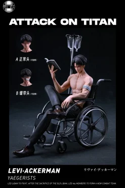 Wheelchair Levi Ackerman - Attack on Titan Resin Statue - SGS Studio