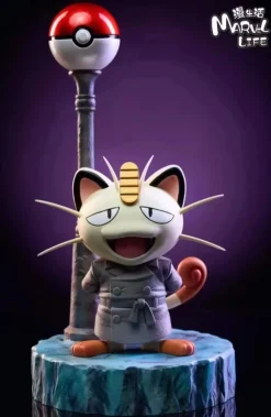 Windbreaker Meowth - Pokemon Resin Statue - ManShengHuo Studio