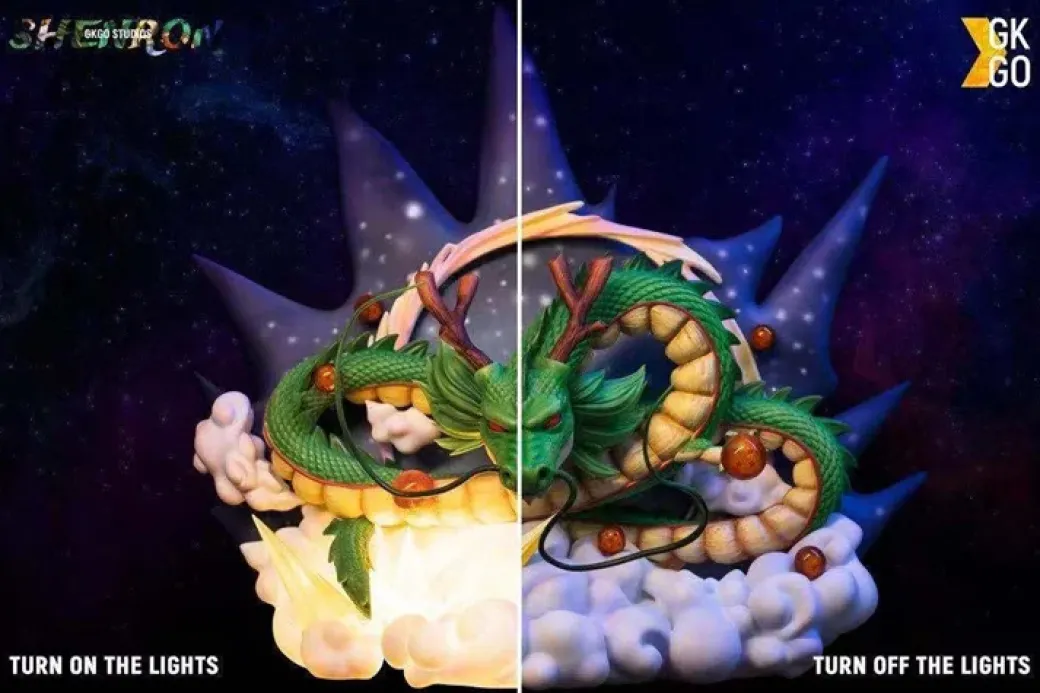 Wish Shenron with LED - Dragon Ball Resin Statue - GKGO Studios