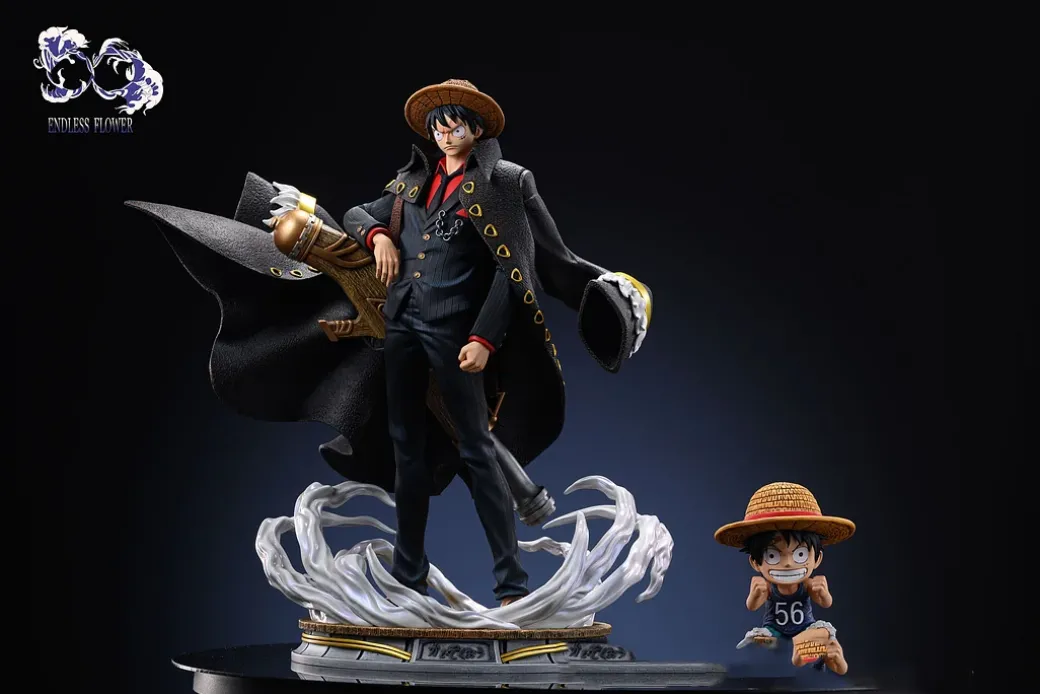 World of the Wonderful Black Cloth Monkey D. Luffy - ONE PIECE Resin Statue - Endless Flower Studio