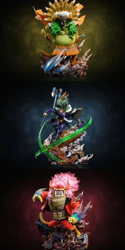 X Drake & Sasaki & Who's-Who - ONE PIECE Resin Statue - G5 Studios