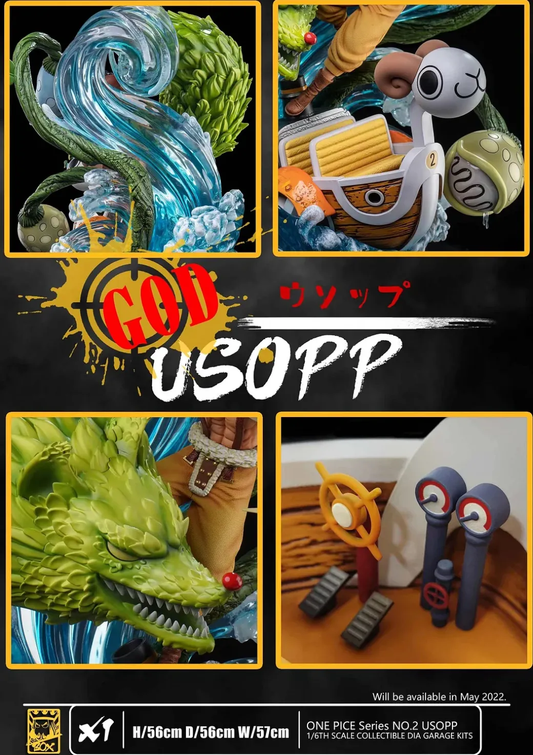 X1 Series 005 Usopp - ONE PIECE Resin Statue - BOX Studio