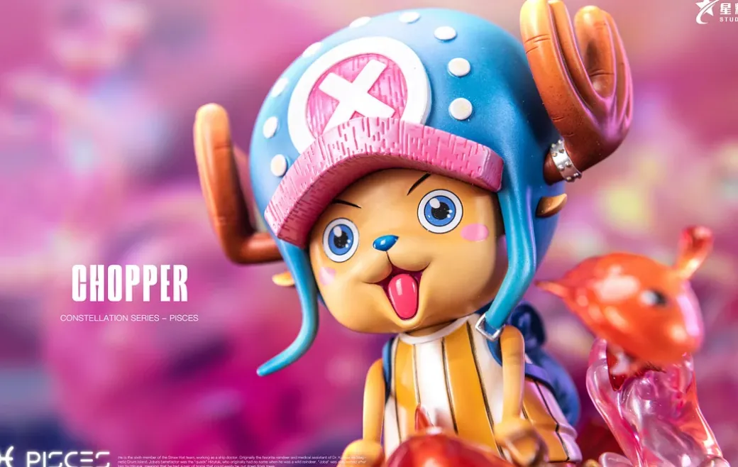 Zodiac Series 001 Pisces & 002 Aquarius Tony Tony Chopper - ONE PIECE Resin Statue - XingYao Studio