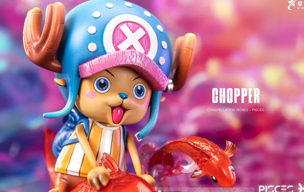 Zodiac Series 001 Pisces & 002 Aquarius Tony Tony Chopper - ONE PIECE Resin Statue - XingYao Studio